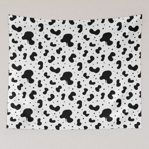 Item preview, Abstract Black & White Amoeba Pattern designed and sold by CUSTOMPRESS.