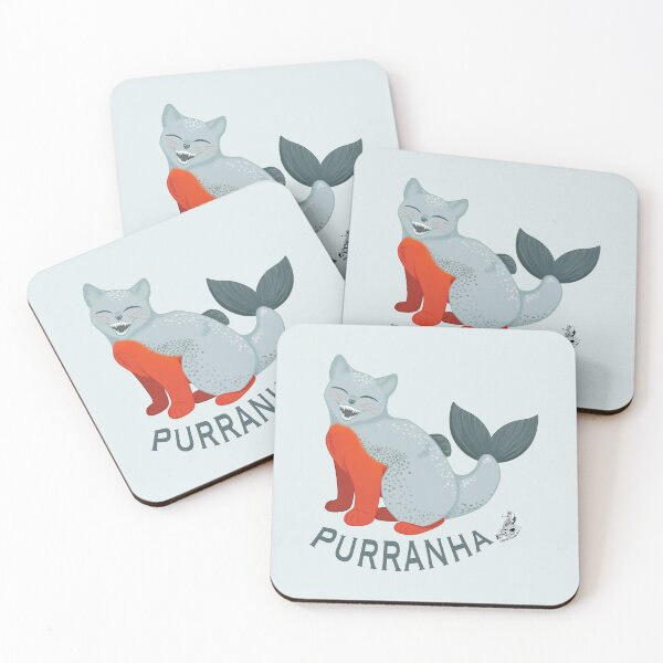 Item preview, Purranha Pun designed and sold by SkullRavenArt.