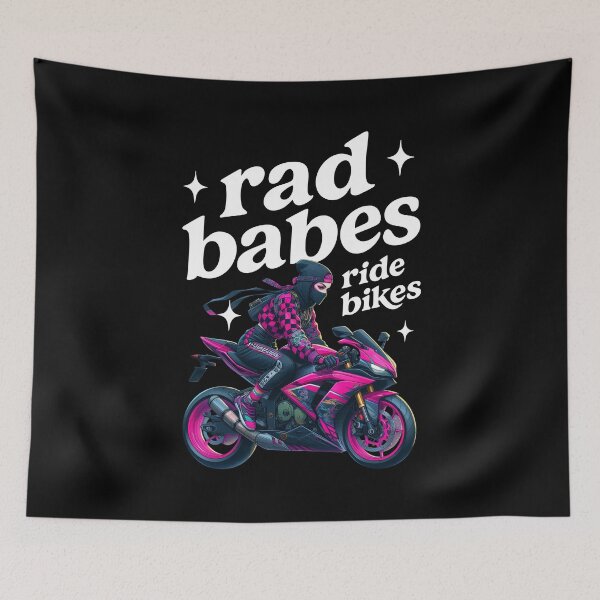Item preview, Rad Babes Ride Bikes - Motorcycle - Street Bike designed and sold by RaceDayRags.