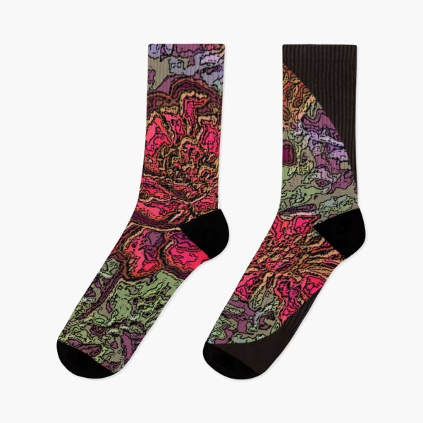 Item preview, Dark Flowers color fun abstract design designed and sold by SmashingDeals.