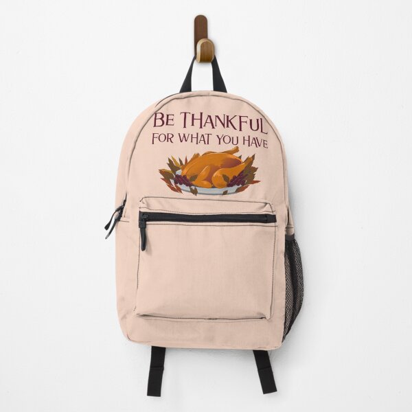 Item preview, Be Thankful for What You Have — and for a Cooked Turkey. Happy Thanksgiving Day! designed and sold by Novel Works Studio.