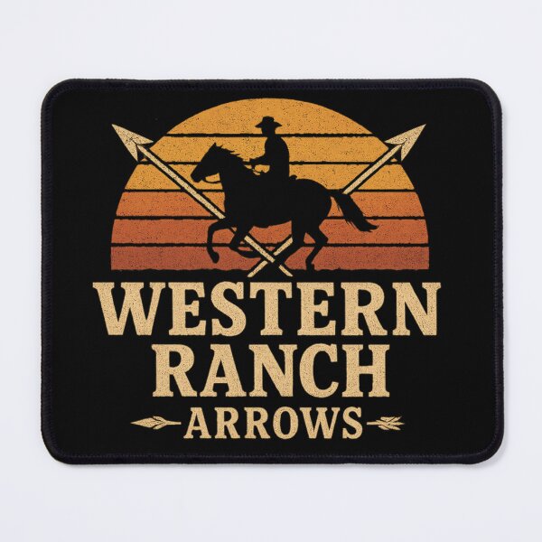 Artikelvorschau, Western Ranch Arrows – Rustikaler Cowboy, Pferd, Vintage Western Artwork entworfen und verkauft von Santanu1990.