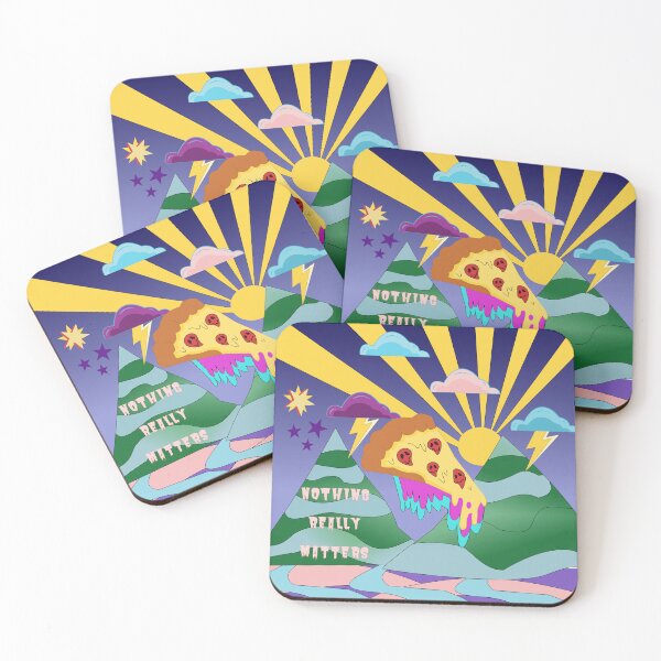 Item preview, Trippy Melted Dreams Pizza - Nothing Really Matters designed and sold by Thunderfjord.