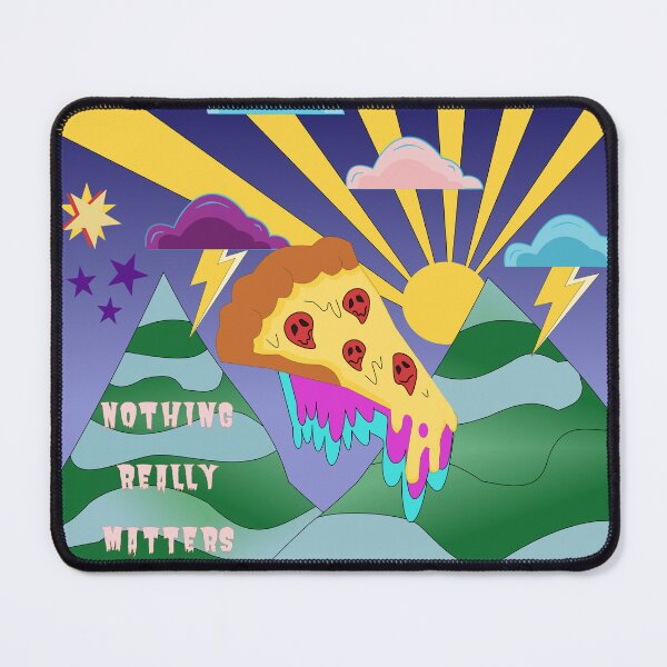 Item preview, Trippy Melted Dreams Pizza - Nothing Really Matters designed and sold by Thunderfjord.