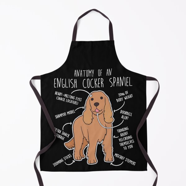 Item preview, Red English Cocker Spaniel Dog Anatomy designed and sold by Clara Hollins.