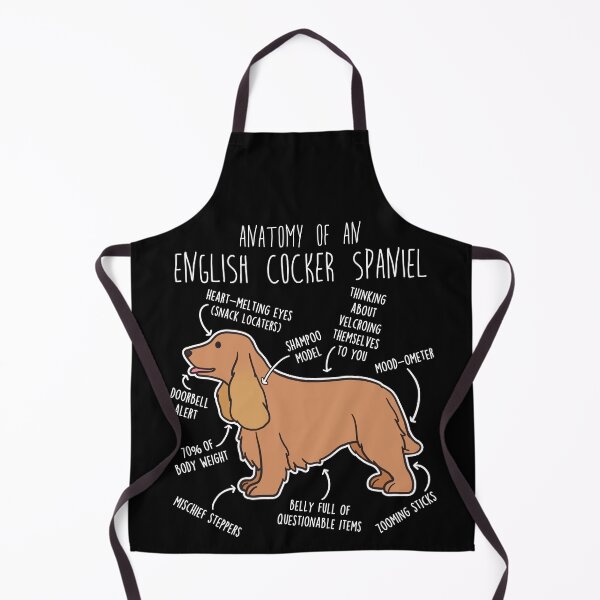 Item preview, Red English Cocker Spaniel Dog Anatomy designed and sold by Clara Hollins.
