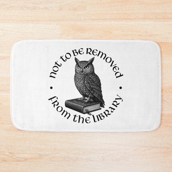 Item preview, Not To Be Removed From The Library – Owl on Book Design designed and sold by xndrlab.