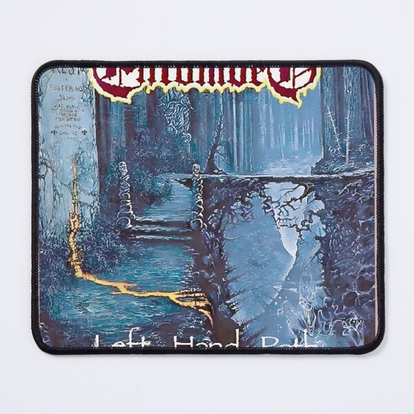 Item preview, Dark Forest Tombstone Path - Gloomy Gothic Metal Art designed and sold by TimothyJohnsonn.