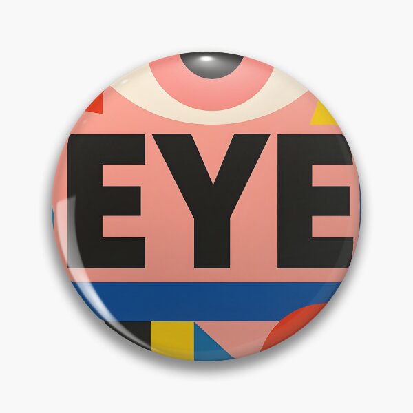 Artikelvorschau, EYE Poster – Auffälliger geometrischer Bauhaus-Kunstdruck entworfen und verkauft von StuckOn-Detroit.