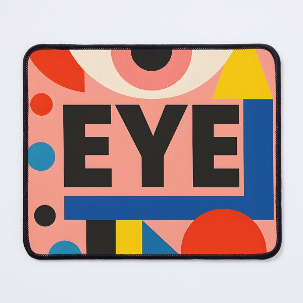 Item preview, EYE Poster – Bold Geometric Bauhaus Art Print designed and sold by StuckOn-Detroit.