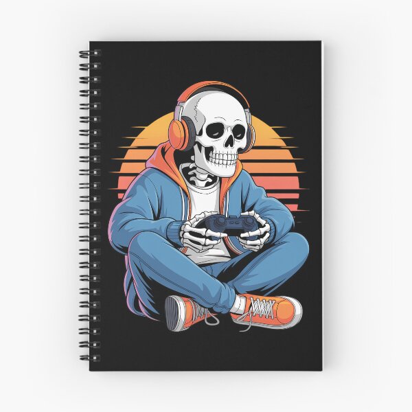 Item preview, Halloween Skeleton Gamer Video Gaming designed and sold by Sunset4Bones.