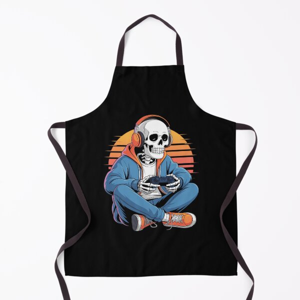 Item preview, Halloween Skeleton Gamer Video Gaming designed and sold by Sunset4Bones.