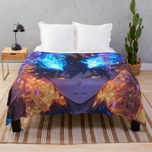 Item preview, Blue Amaimon Demon Wisteria Purple Petals Ao no Exorcist Anime designed and sold by earlobejerk.