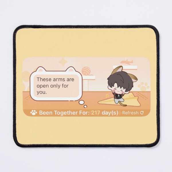 Item preview, Love and Deepspace Caleb Cuddle Kitty Widget designed and sold by Otakubunny.