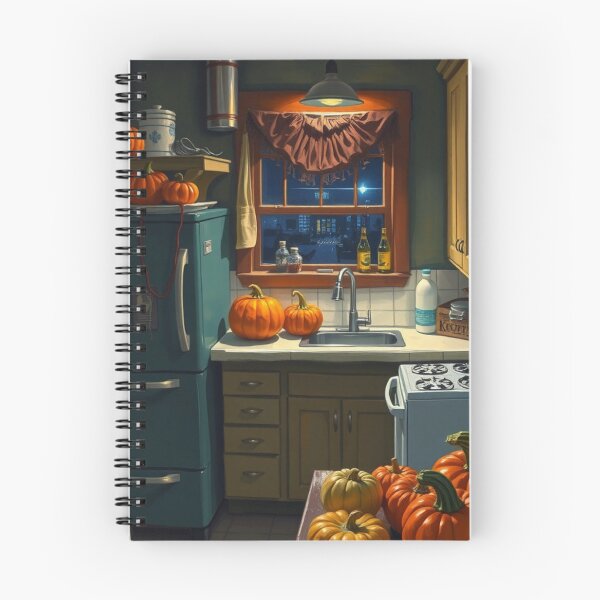 Item preview, Dimly Lit Kitchen Filled With Pumpkins  designed and sold by Soxybabe12.