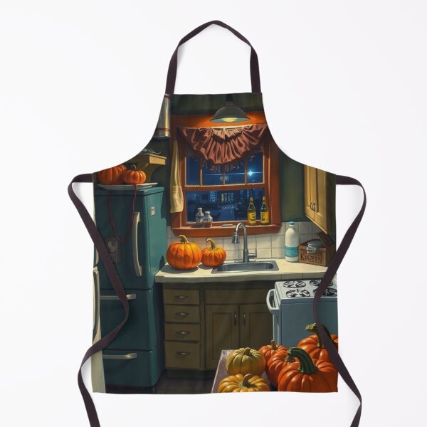 Item preview, Dimly Lit Kitchen Filled With Pumpkins designed and sold by Soxybabe12.