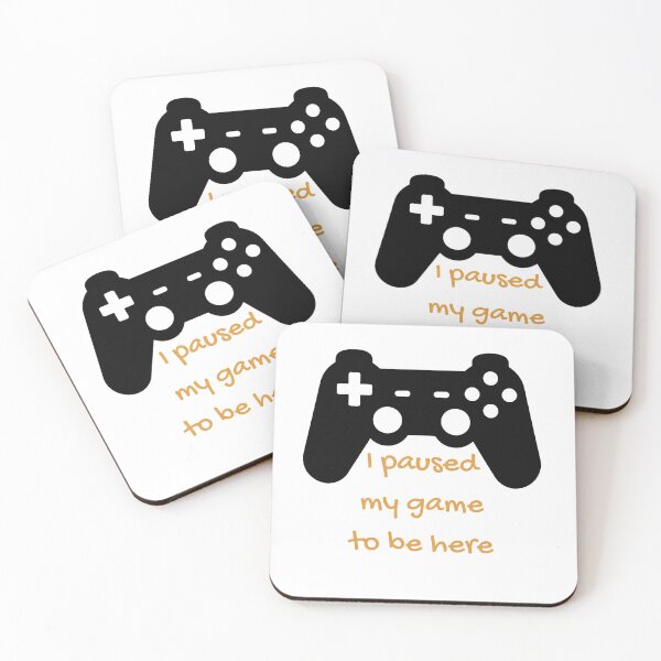 Item preview, I Paused My Game - funny retro gaming controller  designed and sold by By-soso.