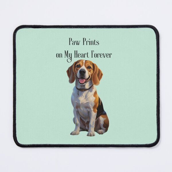 Item preview, Sweet Beagle Pup – Paw Prints on My Heart Gift Shirt designed and sold by Delightful Wholeness.