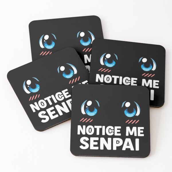 Artikelvorschau, Notice Me Senpai – Süßes ästhetisches Anime-Augen-Design entworfen und verkauft von Diwakar-Designs.
