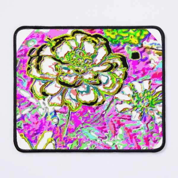 Item preview, flowers poster color fun round abstract design designed and sold by SmashingDeals.