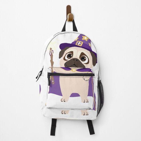 Item preview, Magical Pug in Wizard Costume designed and sold by Pugavatar.