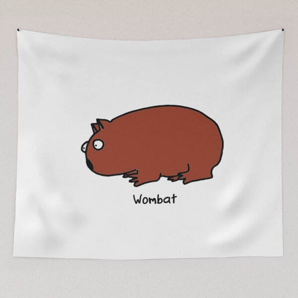 Item preview,  Interested Wombat  designed and sold by JennifeGibbons9.