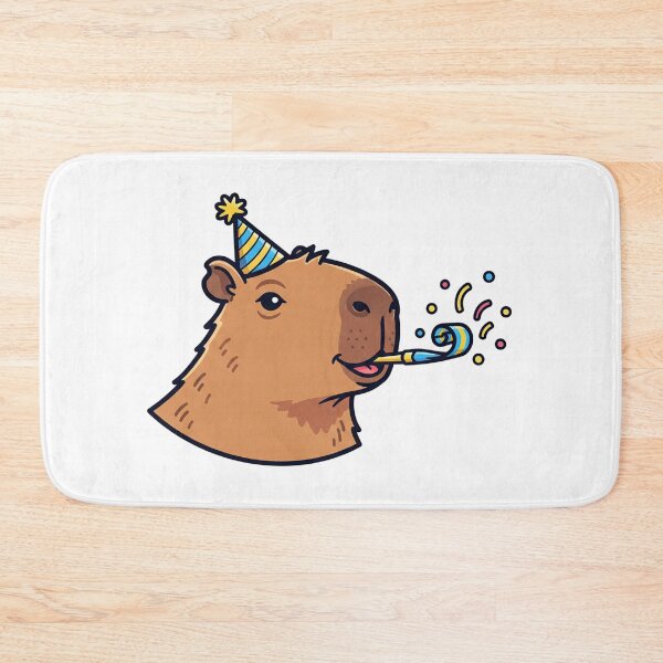 Item preview, happy capibara designed and sold by snapacrab.