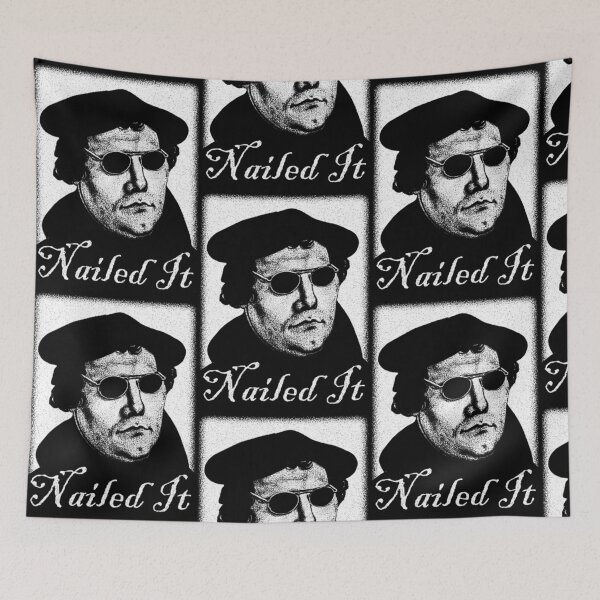 Item preview, Martin Luther Nailed It: Reformation History Humor designed and sold by HALEYBEVERLY.