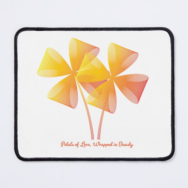 Item preview, Beautiful Orange Line Flower designed and sold by Nels23 Design.