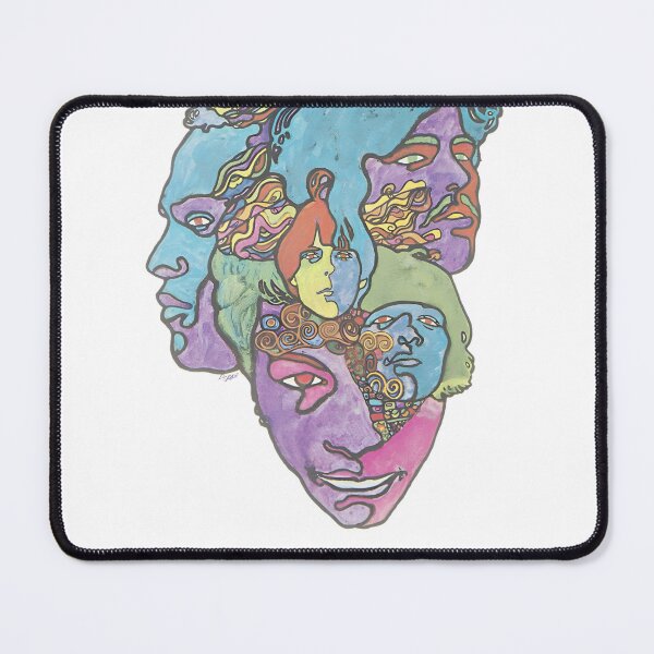 Item preview, Vibrant Psychedelic Faces Collective designed and sold by TimothySchenck.