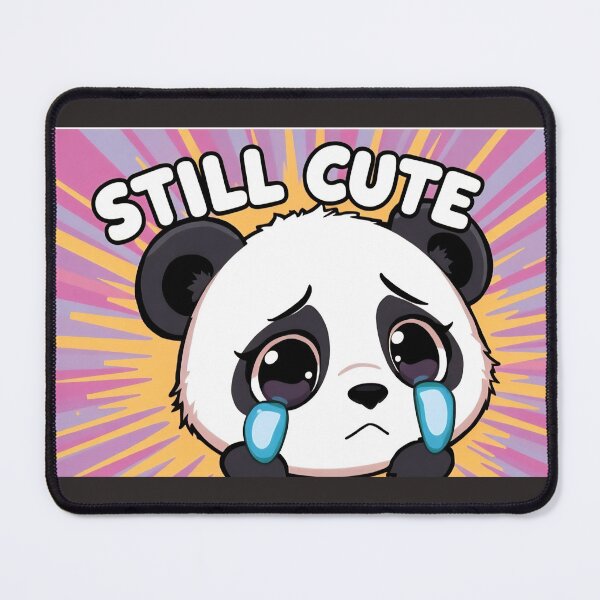 Item preview, “Sad Crying Panda | Still Cute Kawaii Vibes | Emotional Cartoon Art” designed and sold by ReyDeLaCalle.