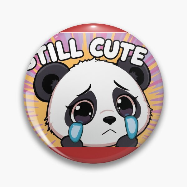 Item preview, “Sad Crying Panda | Still Cute Kawaii Vibes | Emotional Cartoon Art”  designed and sold by ReyDeLaCalle.