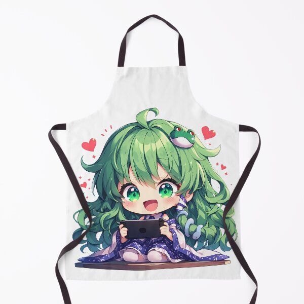 Item preview, Kochiya Sanae Touhou Cute Chibi Gamer Anime designed and sold by earlobejerk.