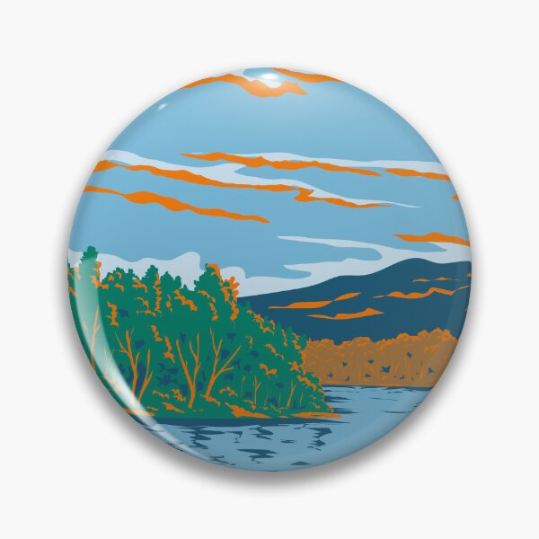 Item preview, Lake Champlain in New York and Vermont WPA Poster Art designed and sold by patrimonio.