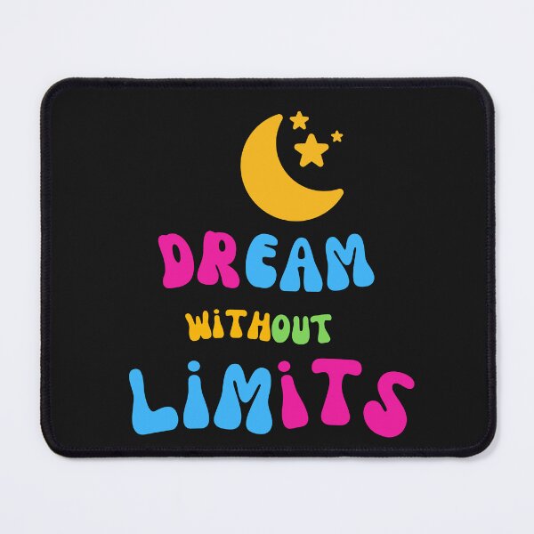 Item preview, Motivational Dream Without Limits Quote Art designed and sold by The Pink Rebel.