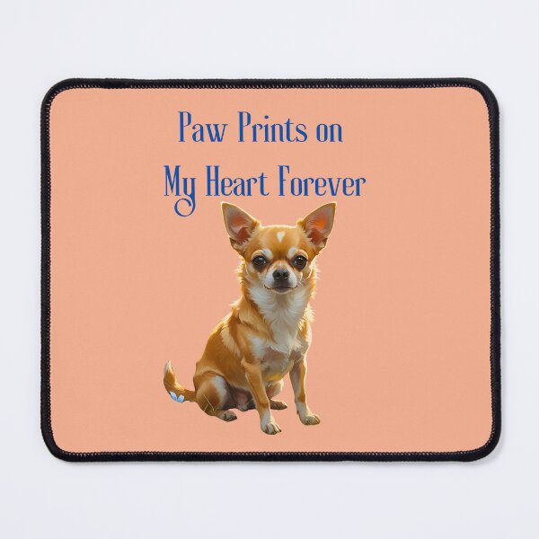 Item preview, Adorable Chihuahua Pup – Paw Prints on My Heart designed and sold by Delightful Wholeness.