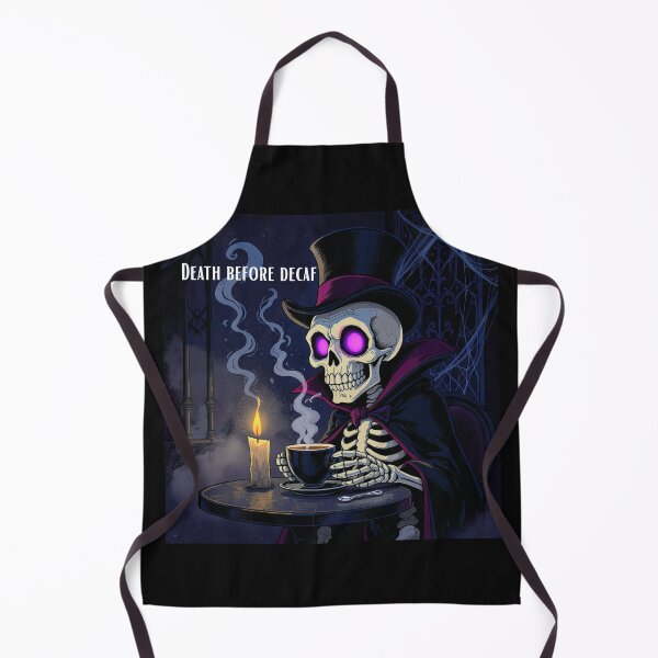 Item preview, Skeleton Death Before Decaf designed and sold by Restless-Dead.