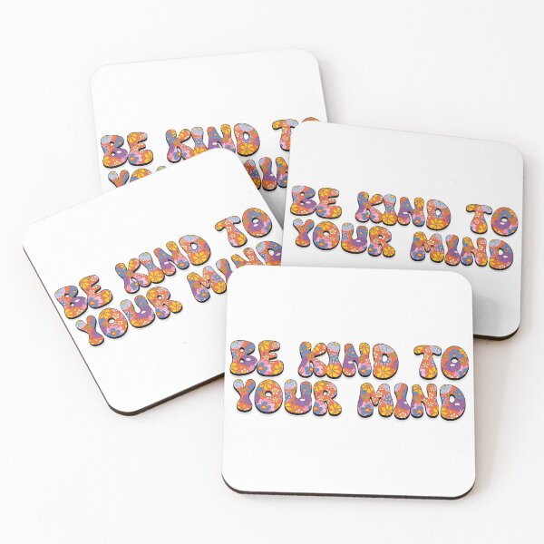 Item preview, Be kind to your beautiful mind - Mental Health Matters Funny Motivational saying Flowers Rose designed and sold by SkeletonsDanger.