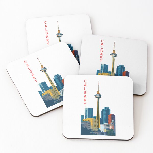Item preview, Calgary Tower Sticker - Calgary Tower Souvenir - Calgary Skyline  designed and sold by PowerKanjiFit.