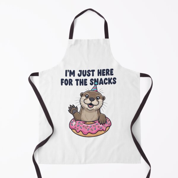 Item preview, happy otter I'm just here for the snacks designed and sold by snapacrab.