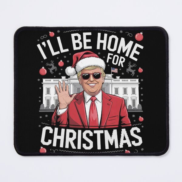 Item preview, I'll Be Home For Christmas Santa Trump Xmas Pajamas4 designed and sold by Charidana.