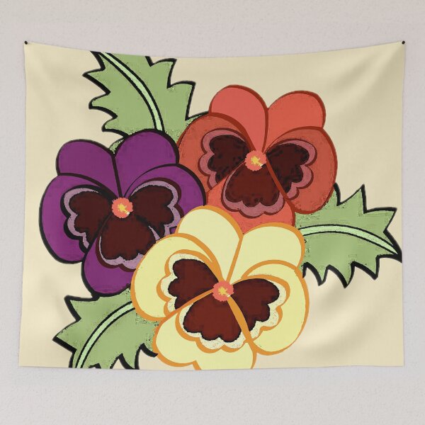 Item preview, Pansy Sketch designed and sold by ViaARTfactory.