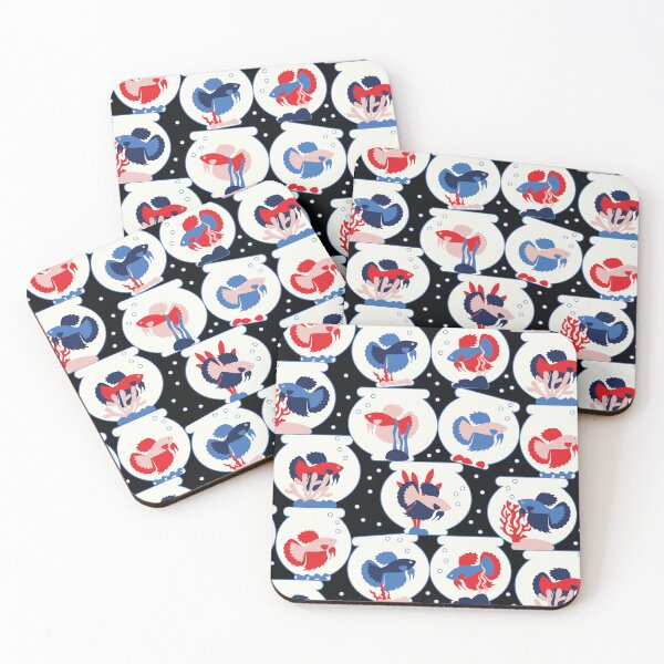 Item preview, Betta Fish in Bowls  designed and sold by VintageStyle.