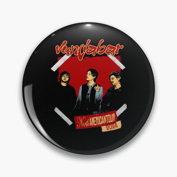 Artikelvorschau, Vunda.bar Nordamerika-Tour 2024 Indies-Rockband entworfen und verkauft von AirCityStore.