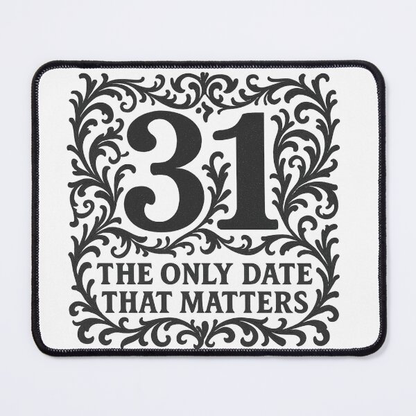 Item preview, 31 The Only Date That Matters | Gothic Halloween Shirt designed and sold by Zippitydodads.