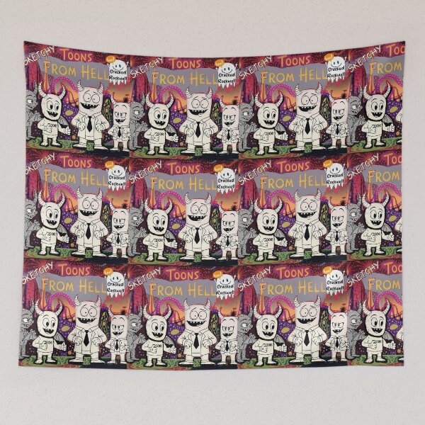 Item preview, The Sketchy Toons From Hell #1 designed and sold by Cracked Rockwell.