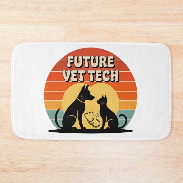 Item preview, Future Vet Tech Retro Sunset Design designed and sold by Bliss Find And Design.