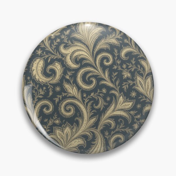 Item preview, Dark Paisley Pattern,Khaki Ornamental Design designed and sold by Tadida.