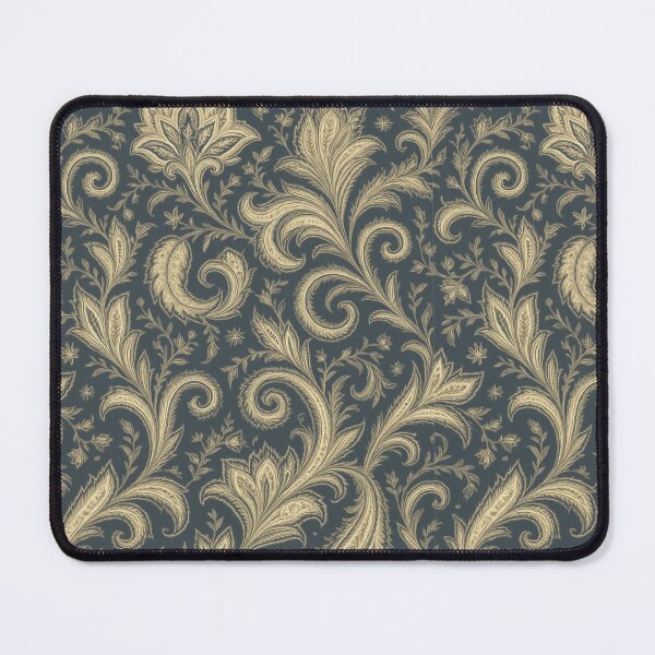 Item preview, Dark Paisley Pattern,Khaki Ornamental Design designed and sold by Tadida.