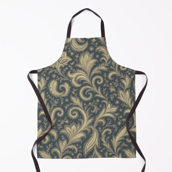 Item preview, Dark Paisley Pattern,Khaki Ornamental Design designed and sold by Tadida.